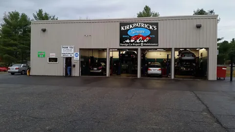 Kirkpatrick’s shop exterior and service bays on Cony Road